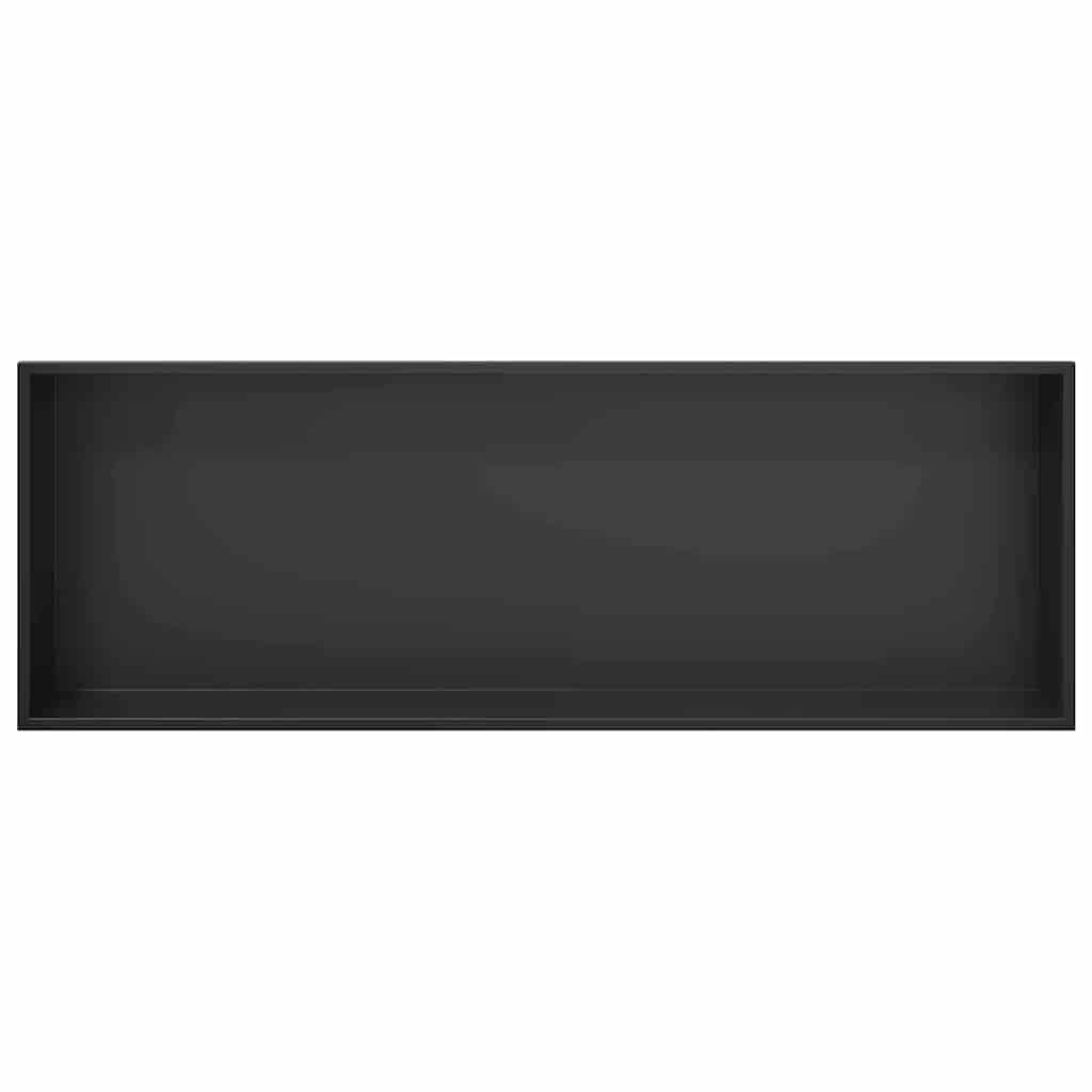 Duschnische Schwarz 30 x 20 x 9,5 cm Edelstahl