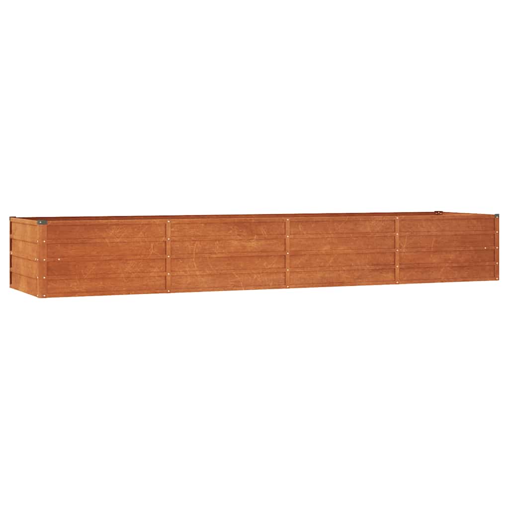 Hochbeet Rostig 100x100x77 cm Cortenstahl