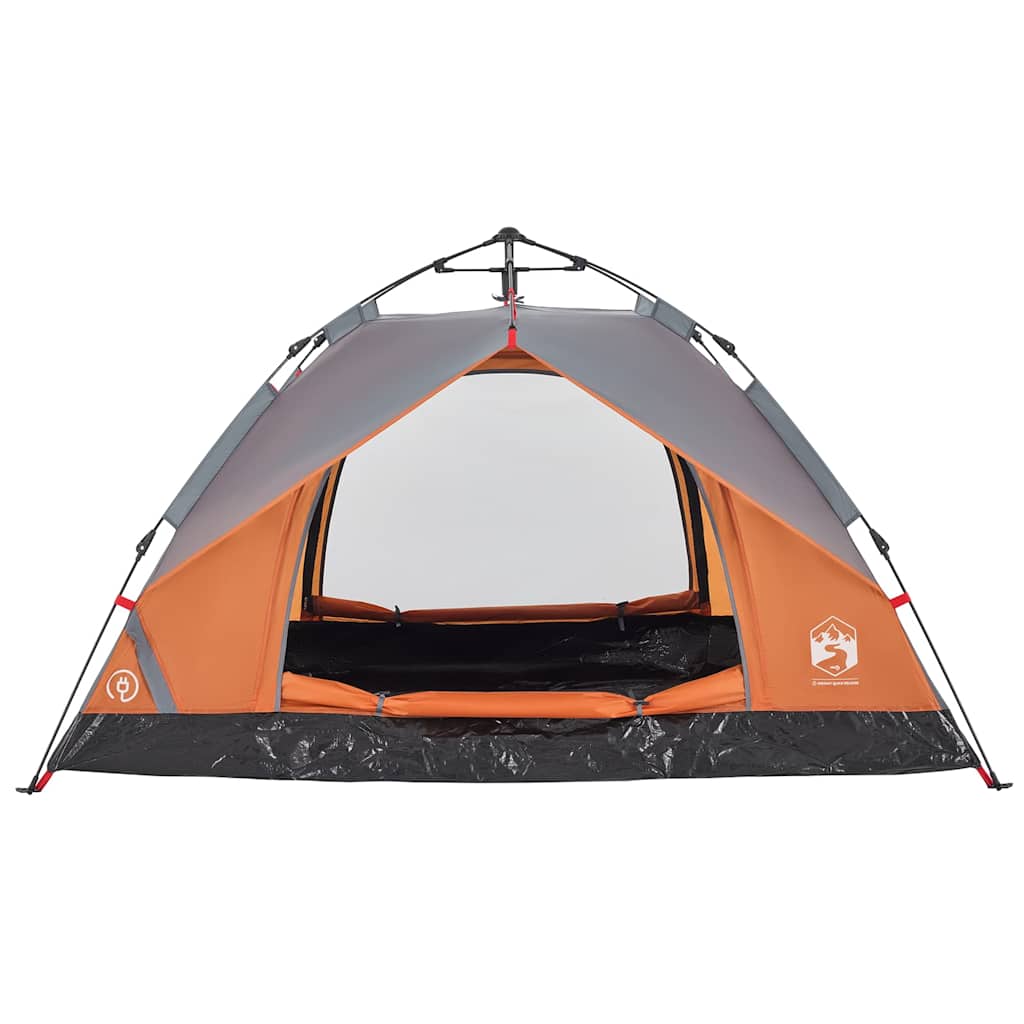 Kuppel-Campingzelt 2 Personen Grün Quick Release