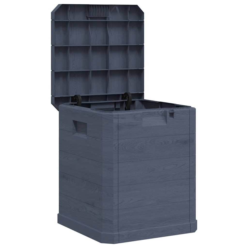 Outdoor-Kissenbox Anthrazit 77,5x44,5x53 cm Polypropylen