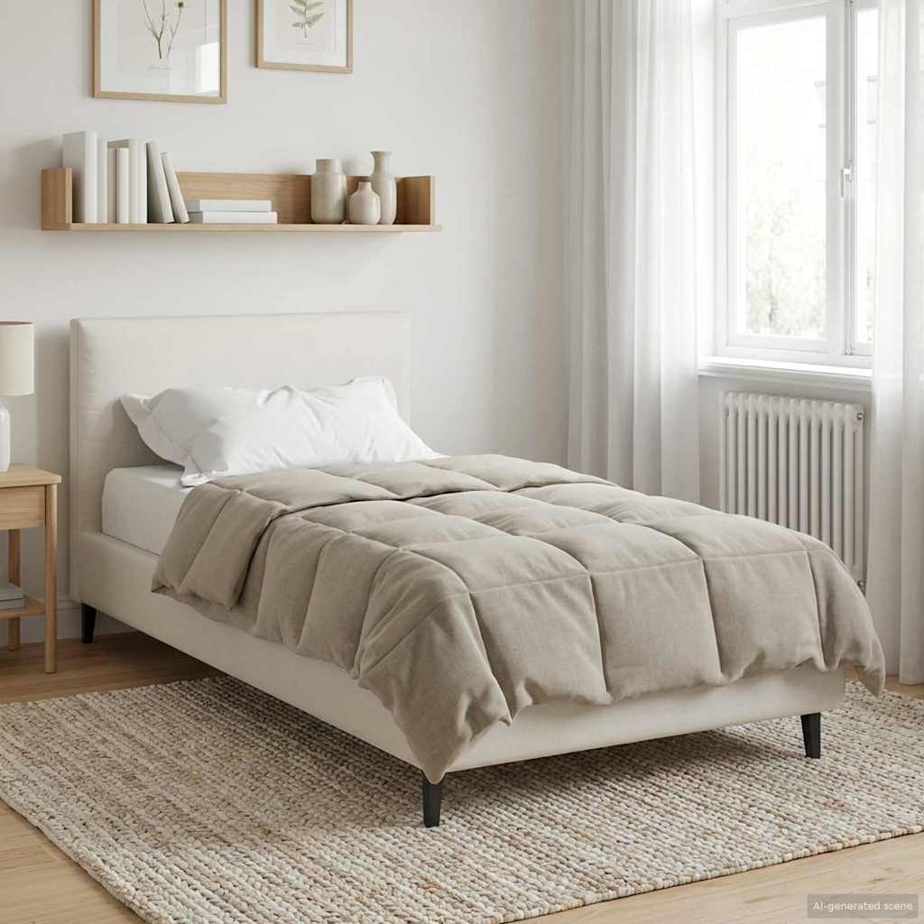 Sommerdecke Gesteppt Anthrazit 135 x 200 cm Mikrofaser