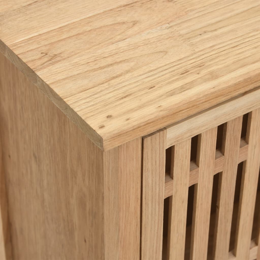 Badschrank 42x29x82 cm Massivholz Nussbaum