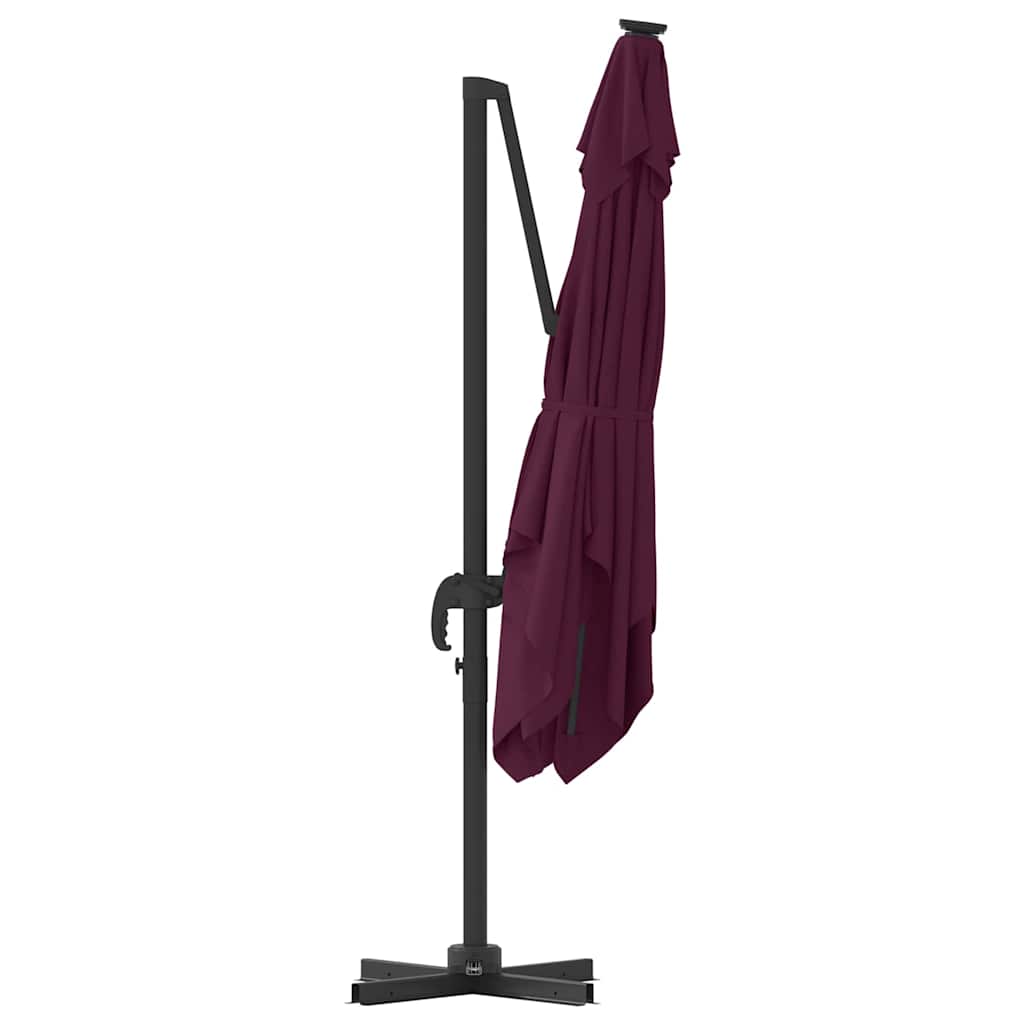 Roma Parasol Beige 286 x 284 x 265 cm Aluminium und Polyester