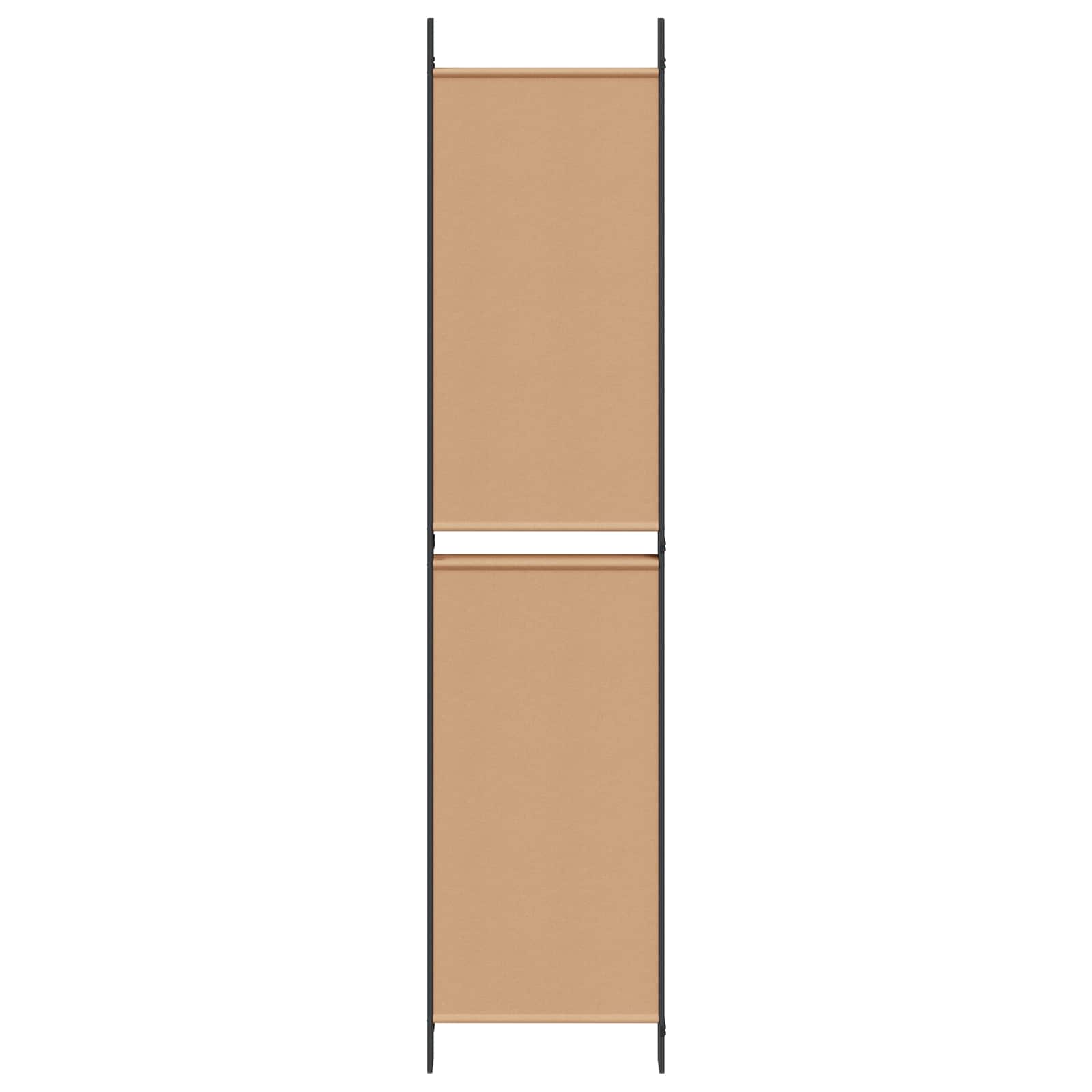 3-teiliger Raumteiler Beige 150 x 180 cm Stoff
