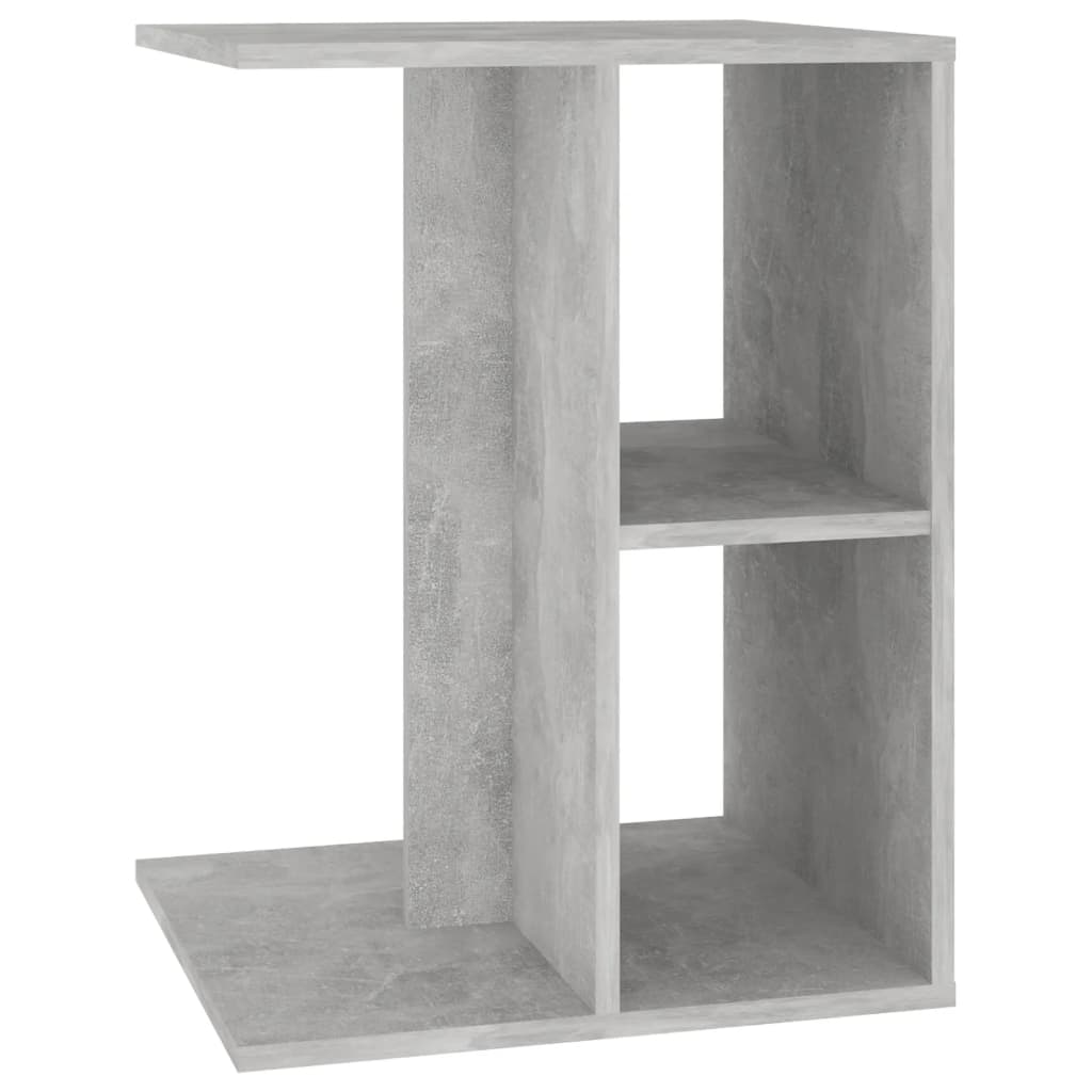 Beistelltisch Grau 60x40x45 cm Holzwerkstoff