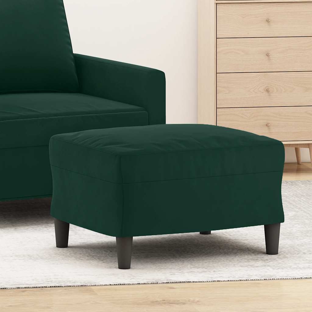 Fußhocker Hellgrau 60x50x41 cm Samt
