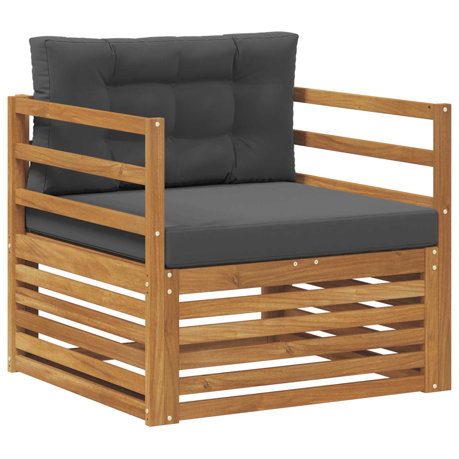 2 Stück Outdoor-Sofa Natur