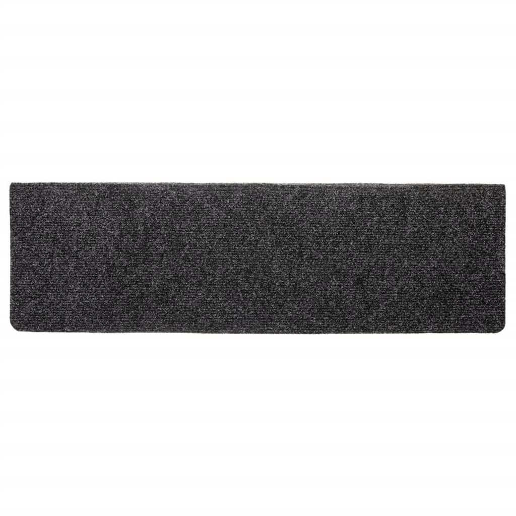 Stufenmatten Selbstklebend 15 Stk. 65x21x4 cm Hellbraun Rechteckiger Rand