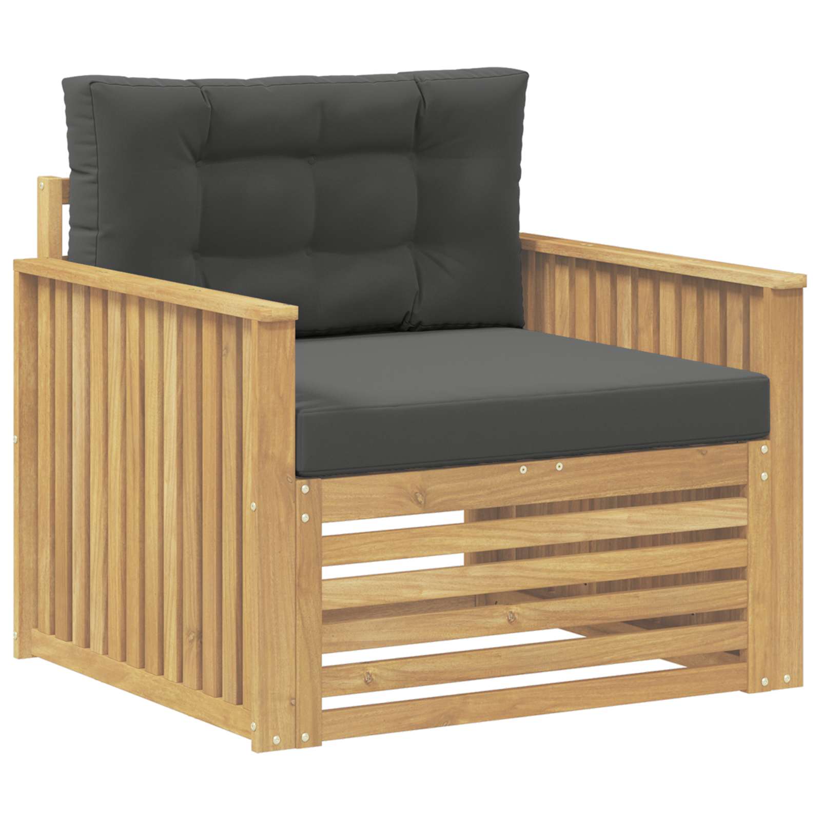 2 Stück Outdoor-Sofa Natur
