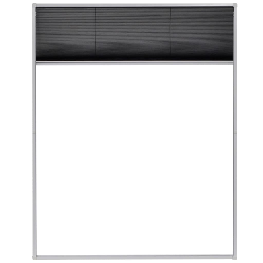Plisse Insektenschutz-Fenster 80×160 cm