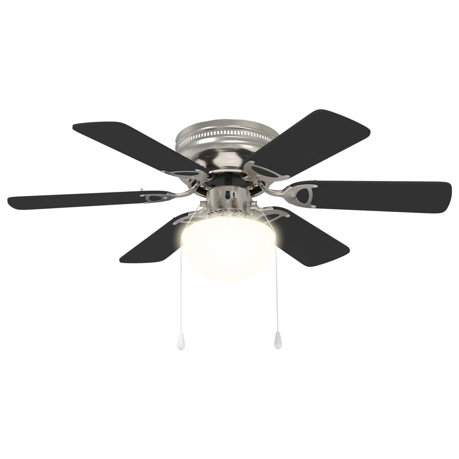 Deckenventilator mit Licht und Fernbedienung Ø 130 cm Weiß