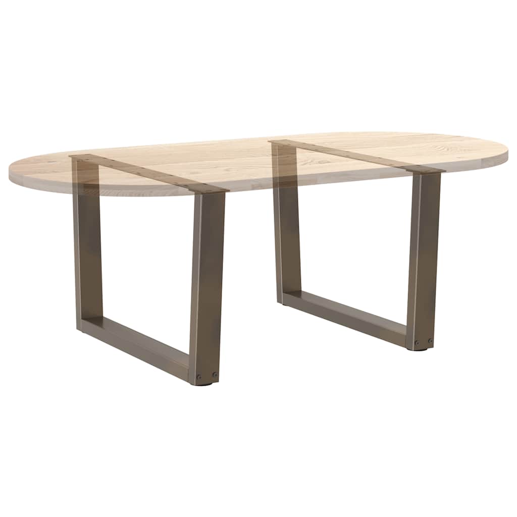 Couchtischbeine V-Form 2 Stück Schwarz 30x(30-31,3) cm Stahl