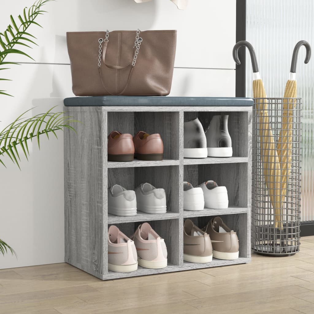 Schuhregale 2 Stk. Weiß 52,5x30x50 cm