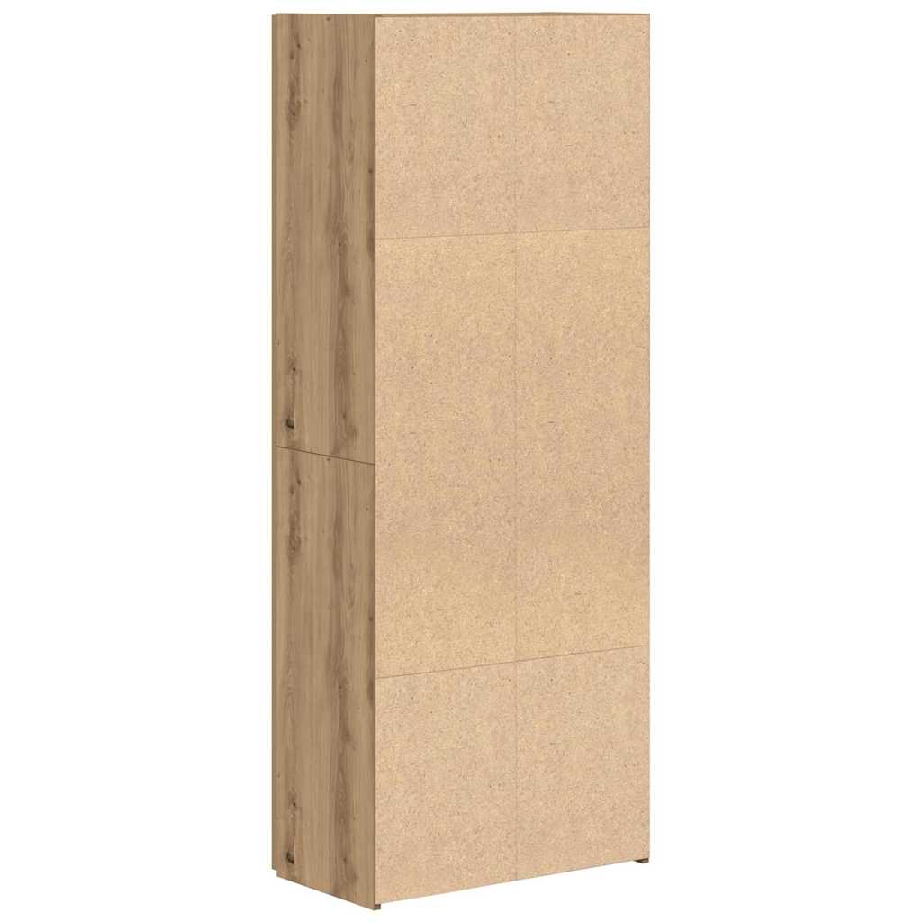 Aktenschrank Weiß 60x32x153 cm Holzwerkstoff