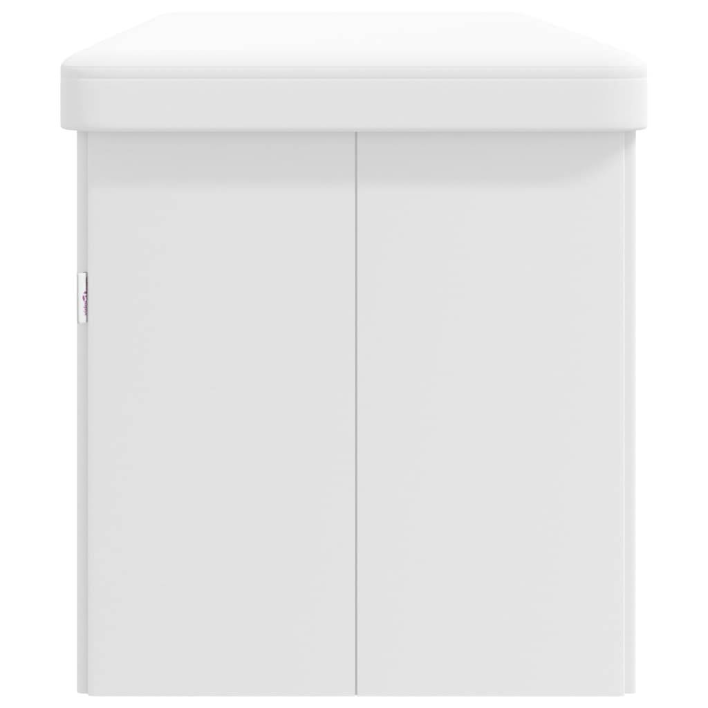 Faltbare Sitzbank mit Stauraum Weinrot PVC