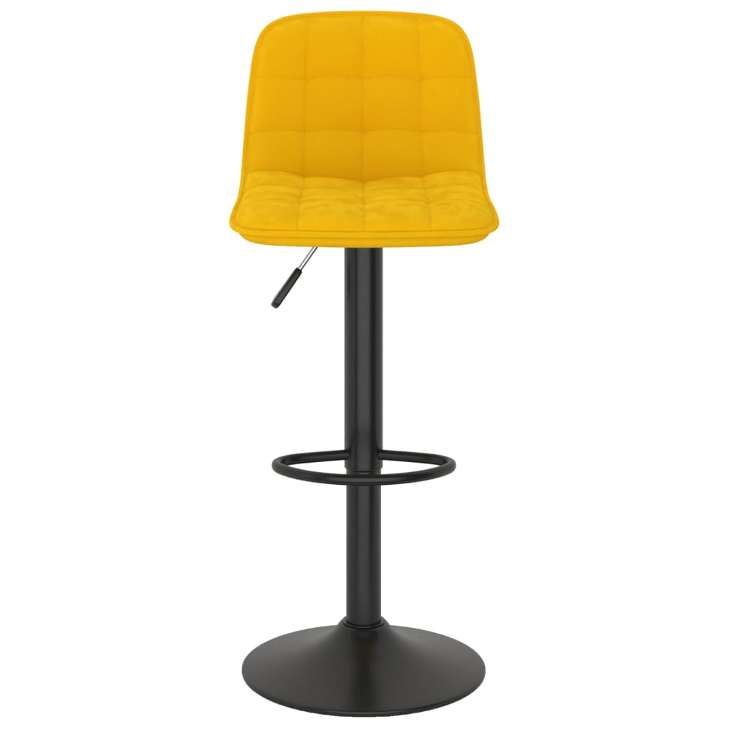 Barhocker 2 Stk. Hellgrün Samt