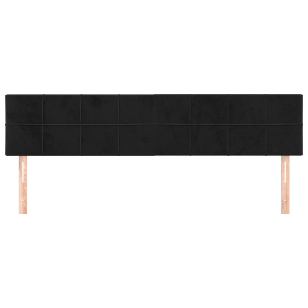 Kopfteil Hellgrau 80x5x118/128 cm Samt