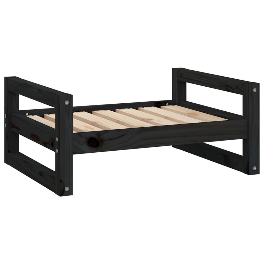 Hundebett 55,5x45,5x28 cm Massivholz Kiefer