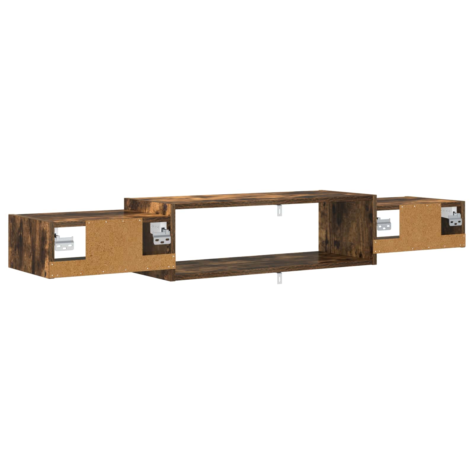 Wandmontierter TV-Schrank Wandhalterung Weiß 140 x 28 x 21 cm