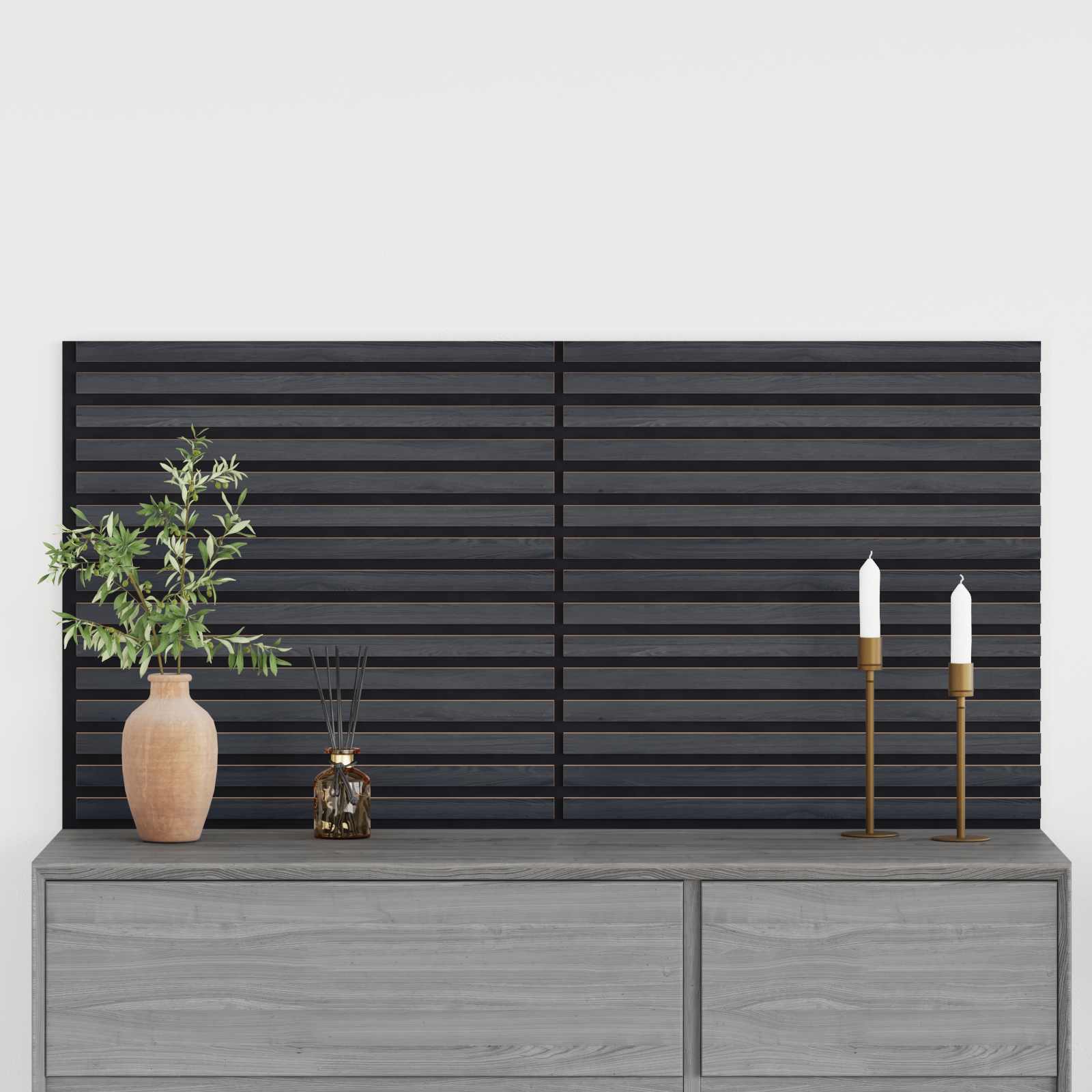 Wandpaneele 2 pcs Natur 60,5 x 60 cm