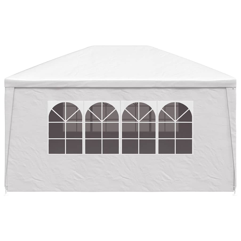 Party-Zelt 400 x 300 x 255 cm Rot PE und Stahl