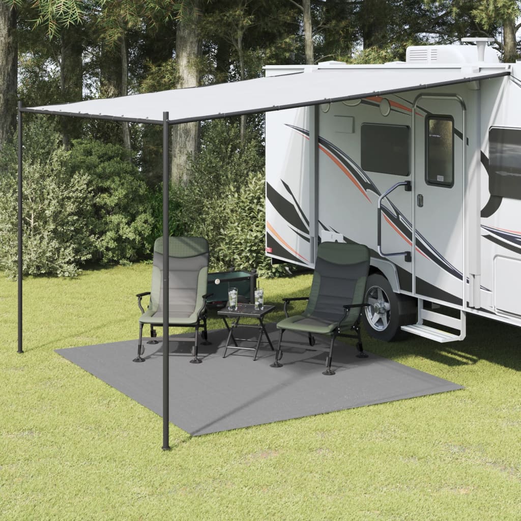 Zeltteppich Anthrazit 4x2 m