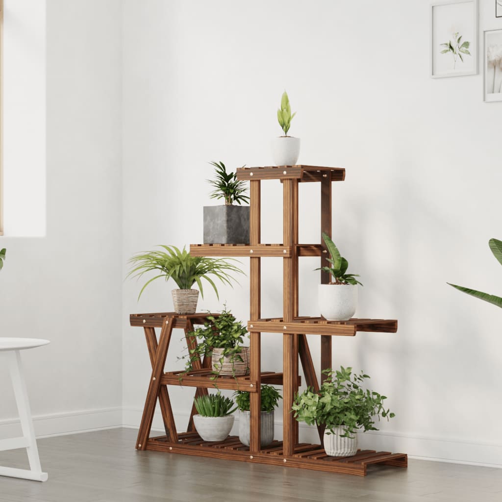 Blumenständer 110x25x96 cm Massivholz Tanne