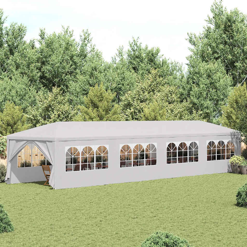 Party-Zelt 400 x 300 x 255 cm Rot PE und Stahl