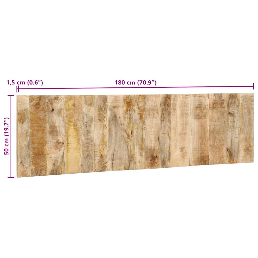 Kopfteil Mehrfarbig 160 cm Massivholz Altholz