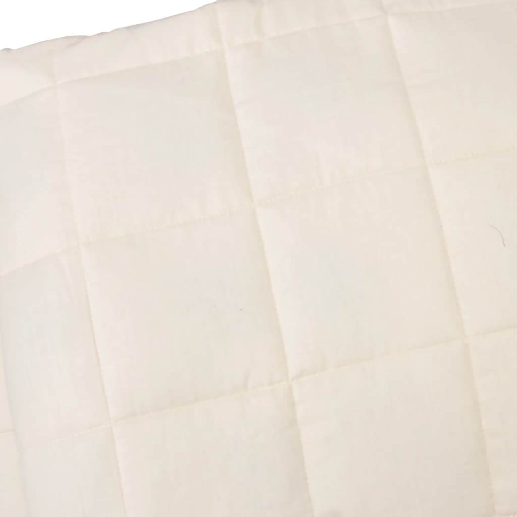 Gewichtsdecke Grau 122x183 cm 5 kg Stoff