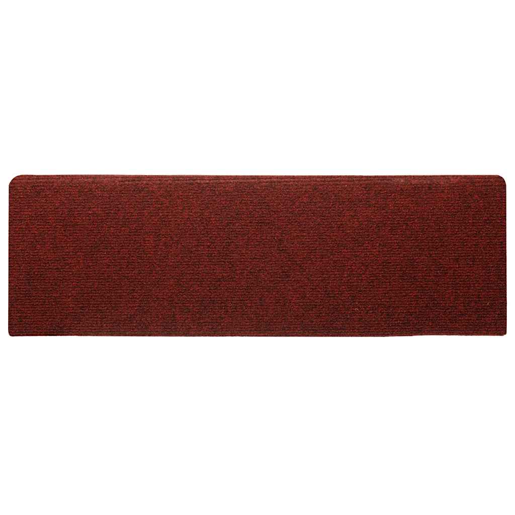 Stufenmatten Selbstklebend 15 Stk. 65x21x4 cm Hellbraun Rechteckiger Rand