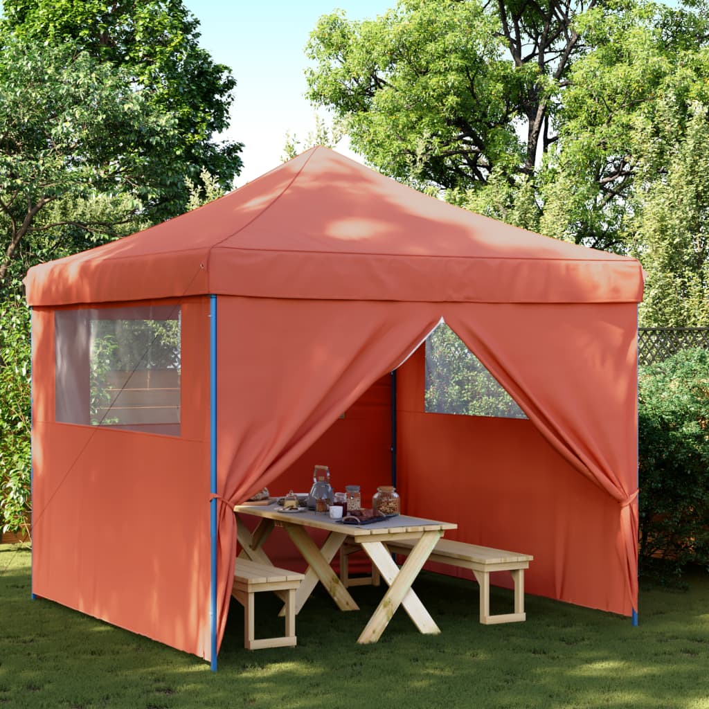 Partyzelt Faltbar Pop-Up Schwarz 292x292x315 cm