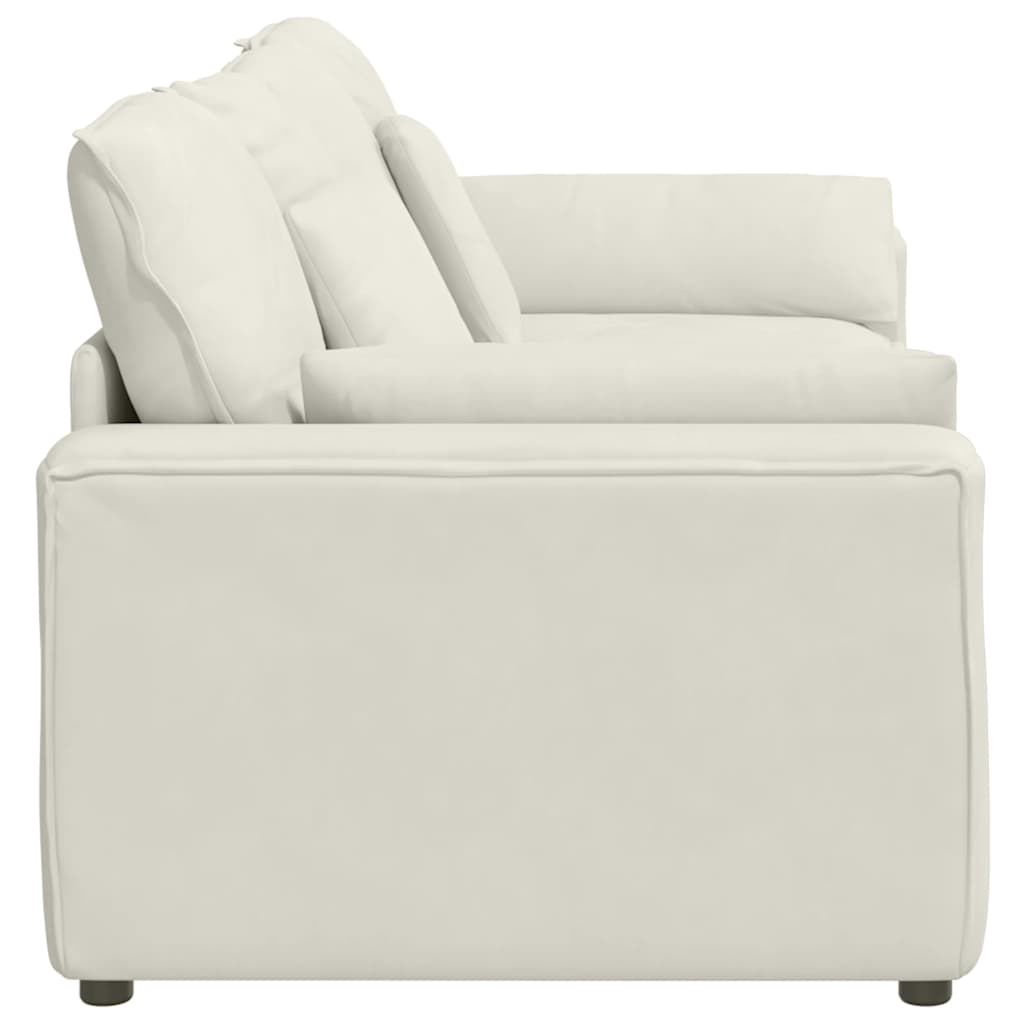 Modulares Sofa mit Kissen Blau