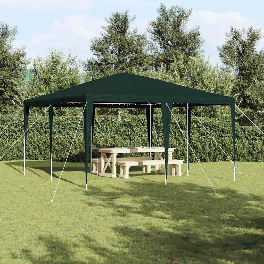 Party-Zelt Weiß 400 x 400 x 266 cm Polyethylen und Stahl