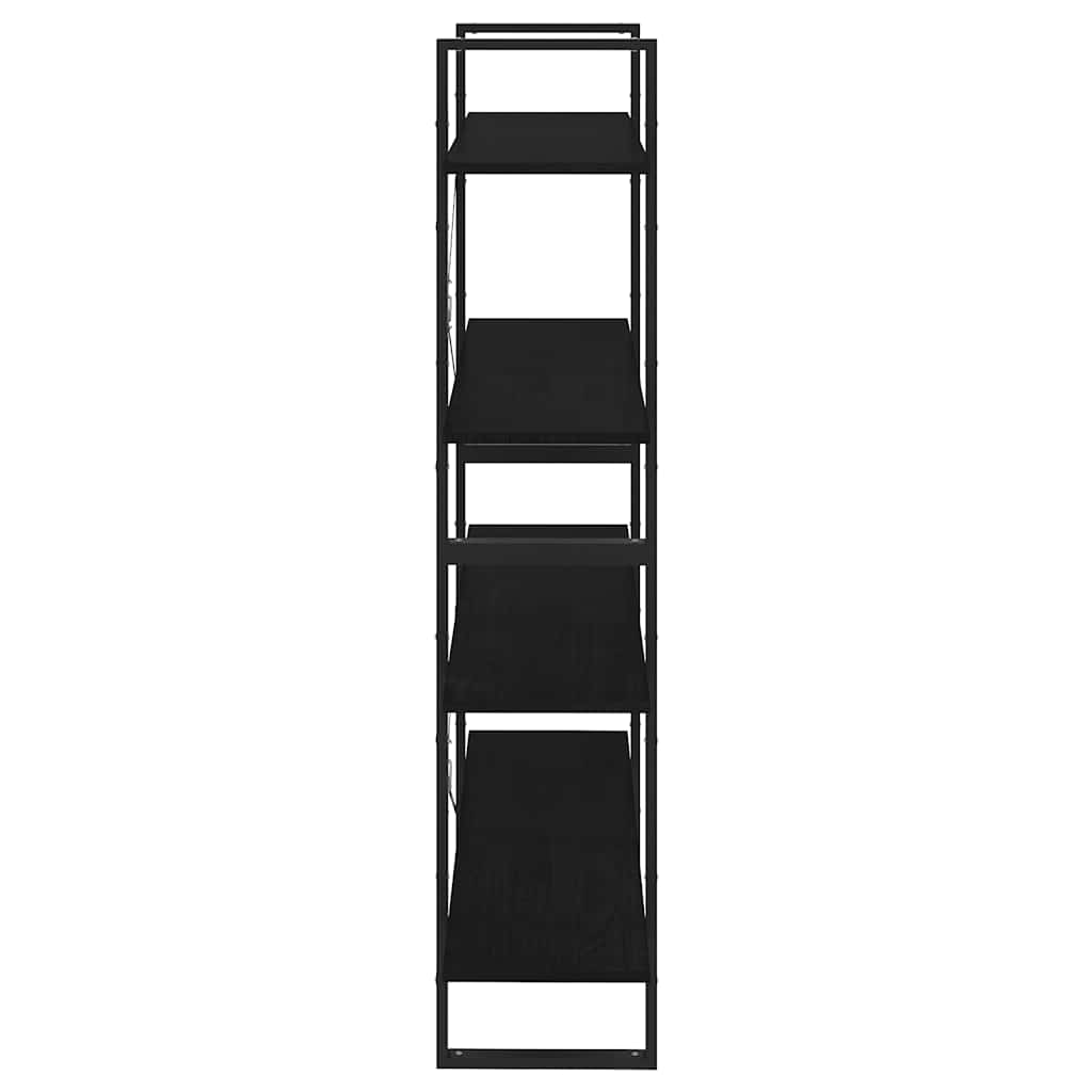 Bücherregal 2 Fächer Weiß 100x30x70 cm Holzwerkstoff