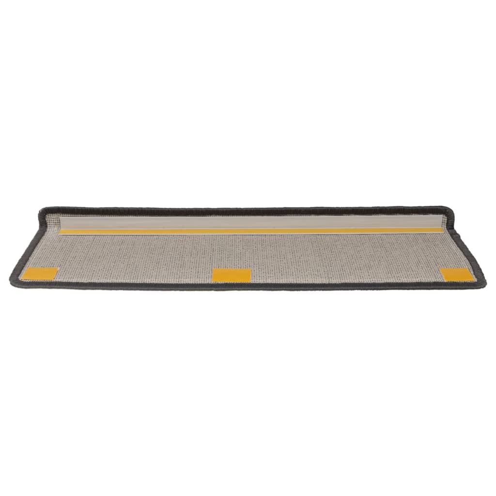 Stufenmatten 15 Stk. 65x21x4 cm Anthrazit Rechteckiger Rand