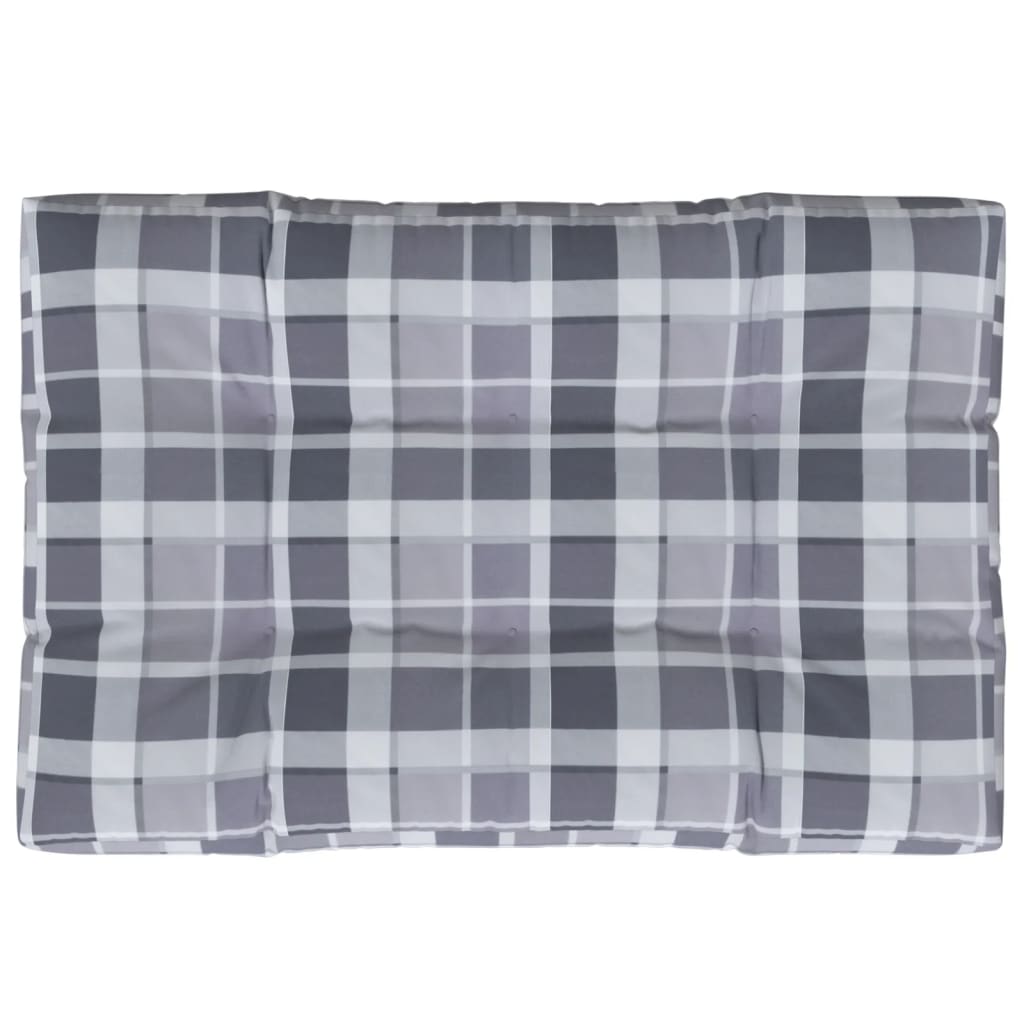 Palettenkissen Anthrazit 50x50x12 cm Stoff