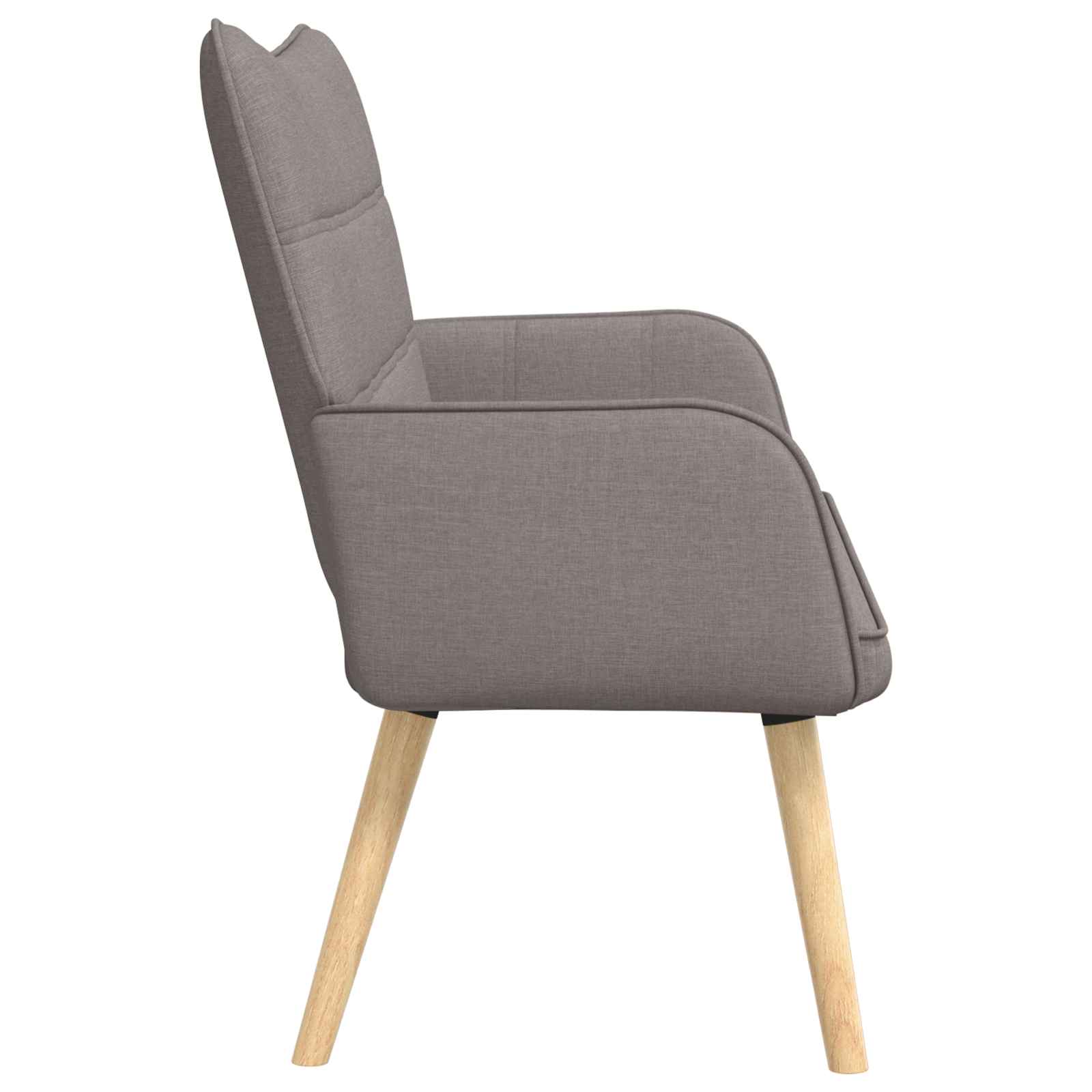 2-Sitzer Sofa Hellgrau 115 x 61 x 87 cm Stoff