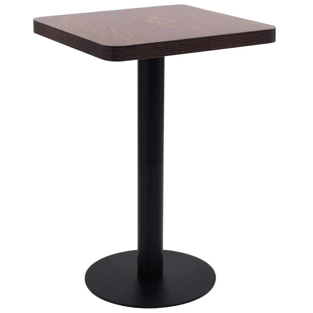 Bistrotisch Hellbraun 50x50 cm MDF