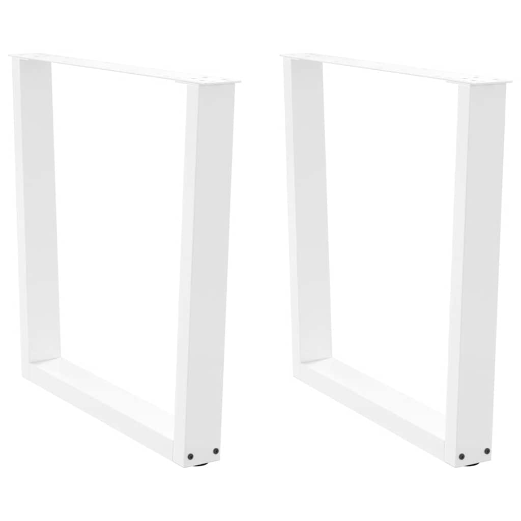 Couchtischbeine V-Form 2 Stück Schwarz 30x(30-31,3) cm Stahl