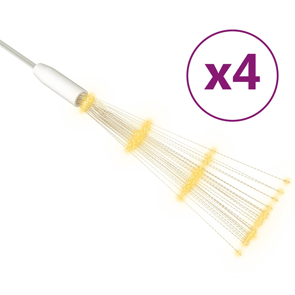 Feuerwerkslicht Weihnachtsdeko Warmweiß 20 cm 140 LEDs