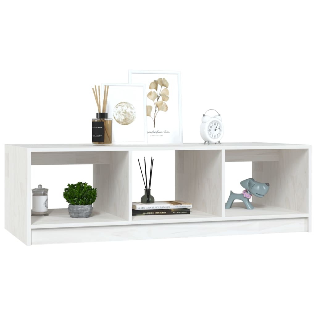 Couchtisch 110x50x34 cm Massivholz Kiefer