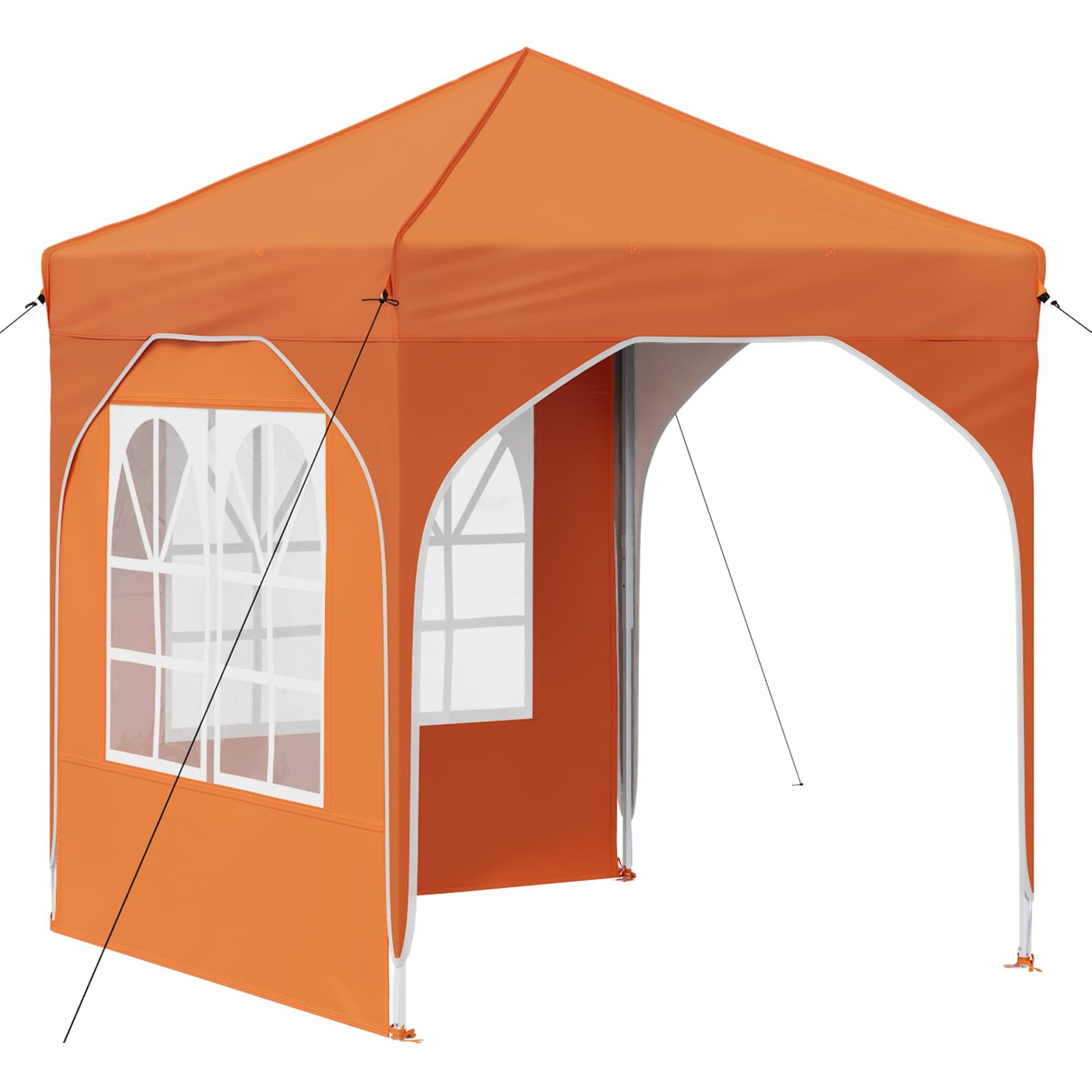 Pop-up Partyzelt 194 x 194 x 245 cm Creme