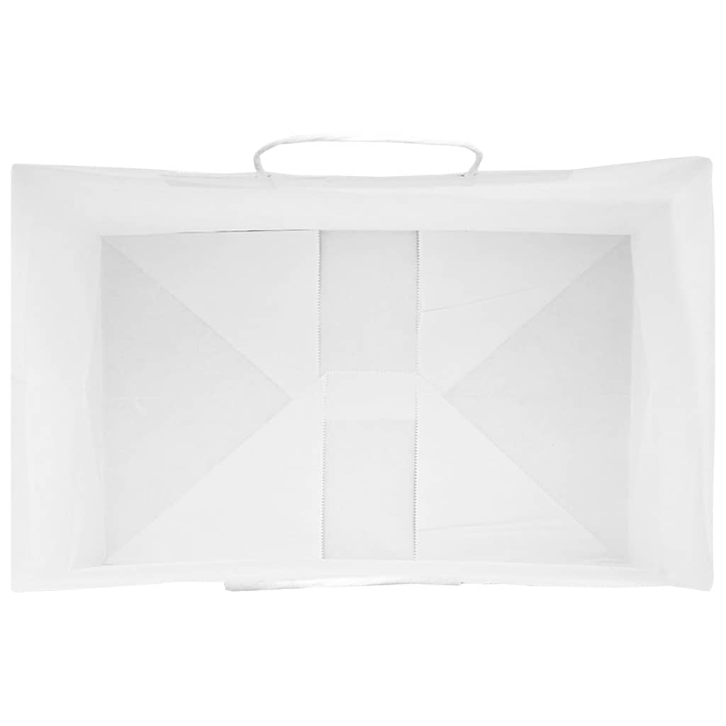 Papiertragetaschen 50 Stk. mit Henkeln Braun 21x11x36 cm