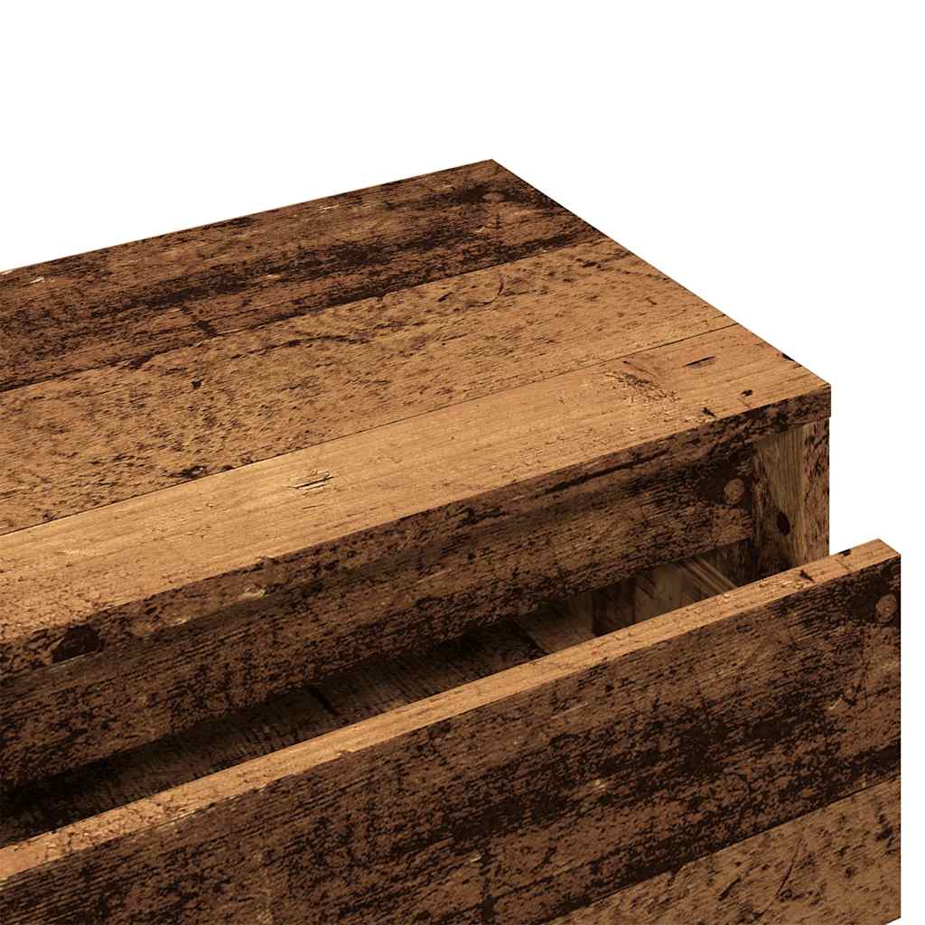 Garderoben-Set Weiß Holzwerkstoff