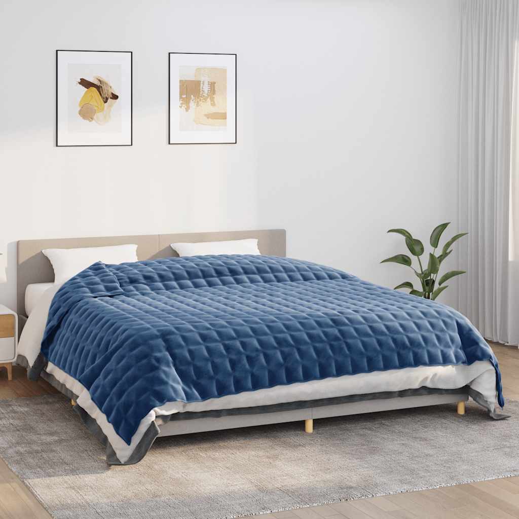 Gewichtsdecke Grau 122x183 cm 5 kg Stoff
