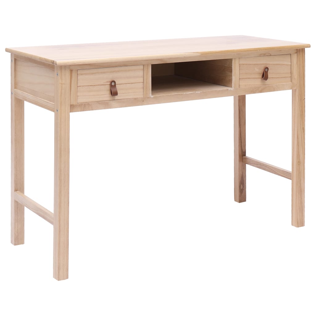 Schreibtisch Grau 110×45×76 cm Holz