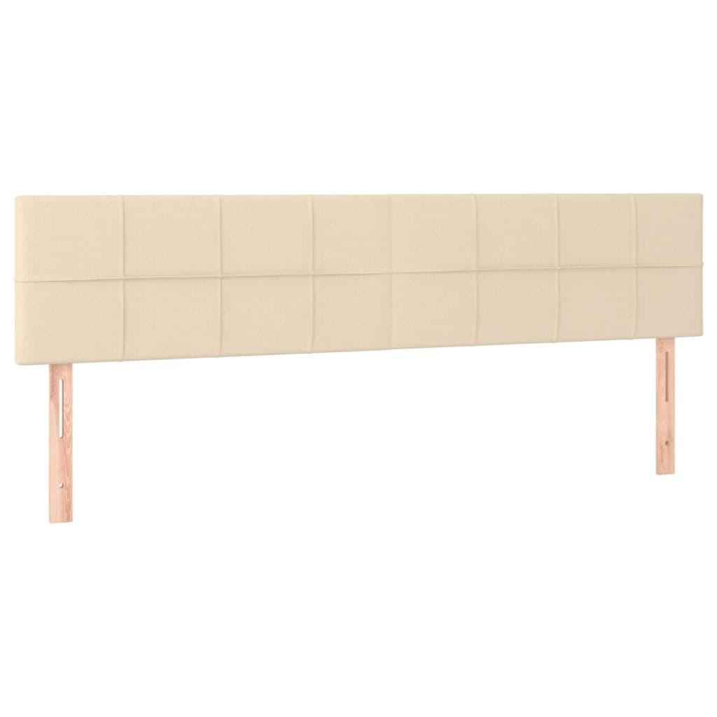 Kopfteil Hellgrau 80x5x118/128 cm Stoff
