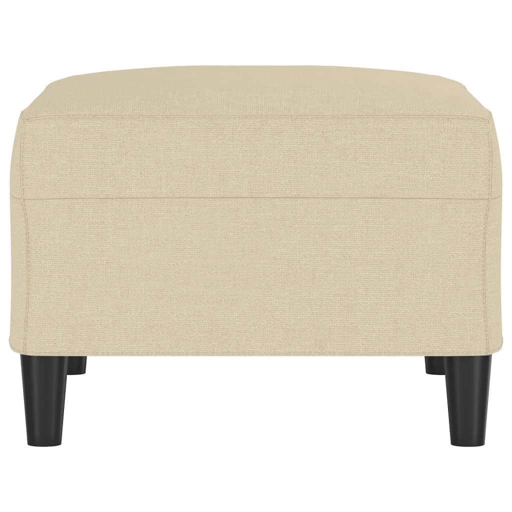Fußhocker Hellgrau 60x50x41 cm Stoff