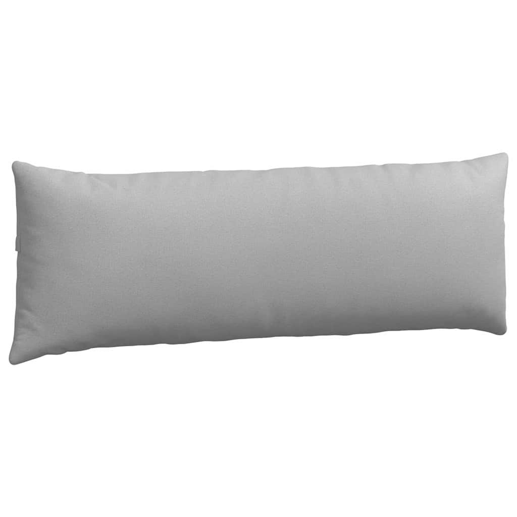 Sofakissen 2 pcs Hellgrau 50 x 30 cm Stoff